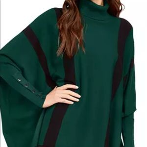 Alfani turtle neck poncho new